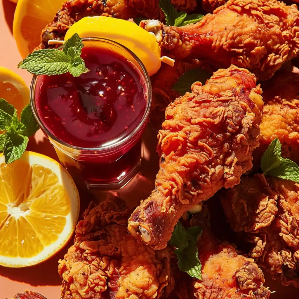 Image of perfectly cooked, tender, and juicy chicken breast on a plate with herbs.