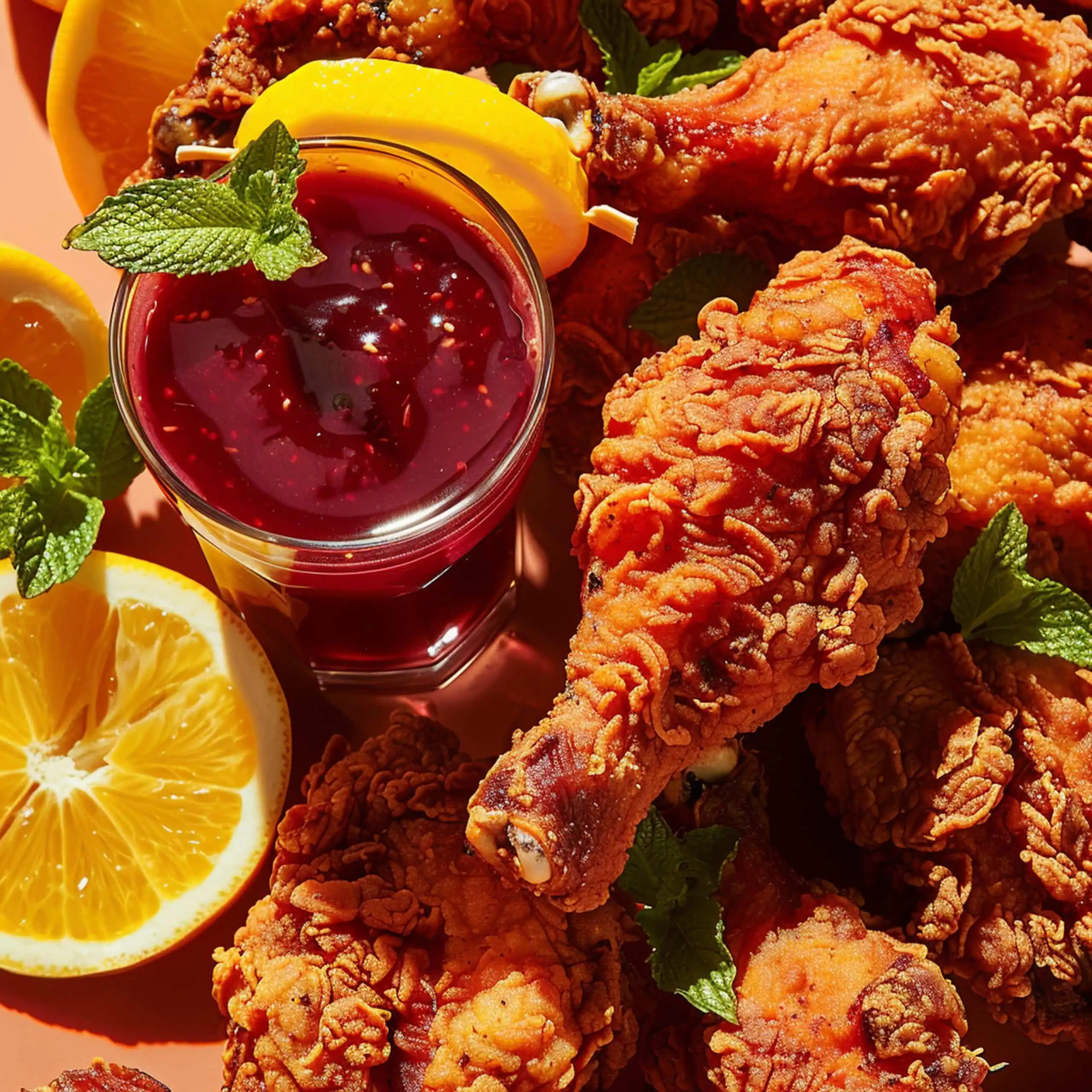 Image of perfectly cooked, tender, and juicy chicken breast on a plate with herbs.