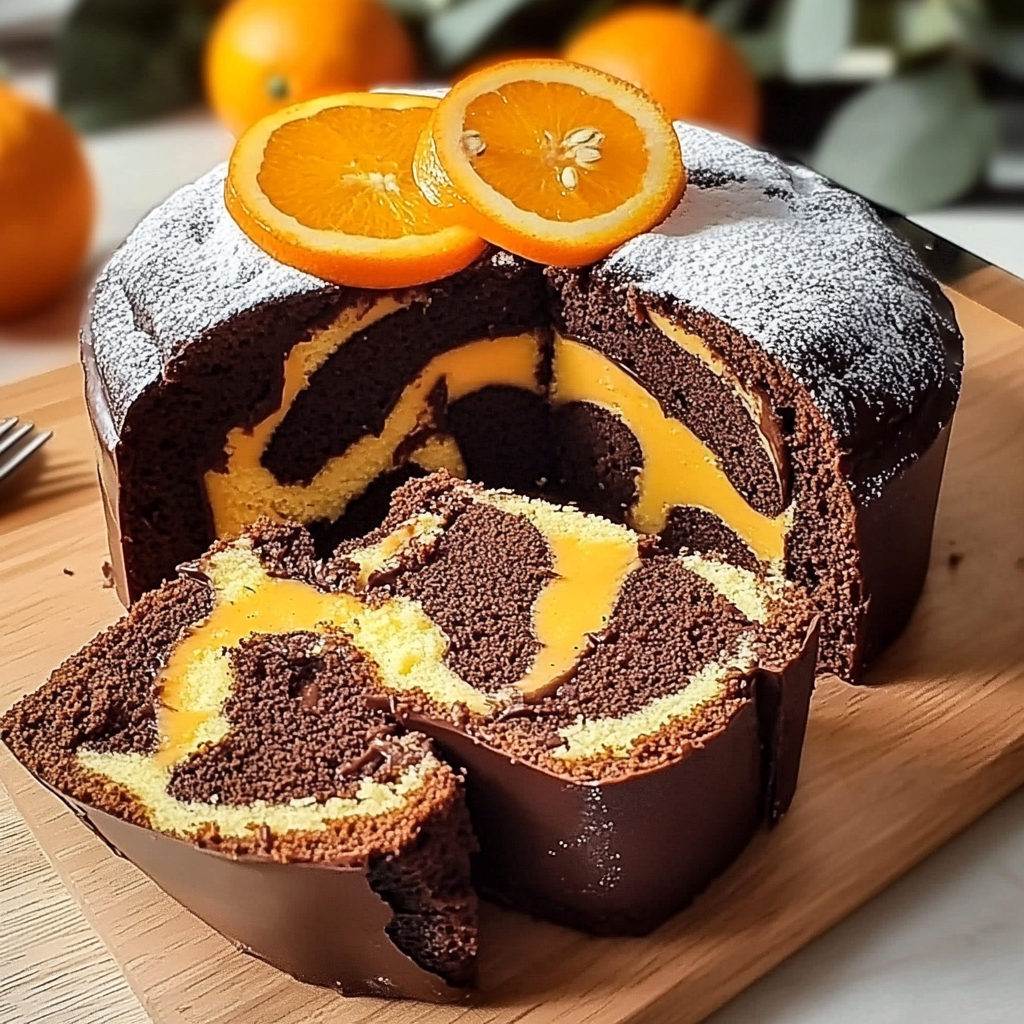 Recette de Gâteau Orange Chocolat - Simple et Délicieux