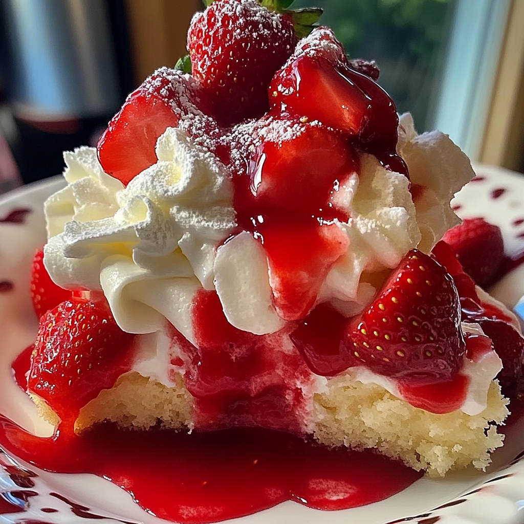 Recette de Gâteau Vanille Fraises - Dessert Frais et Facile