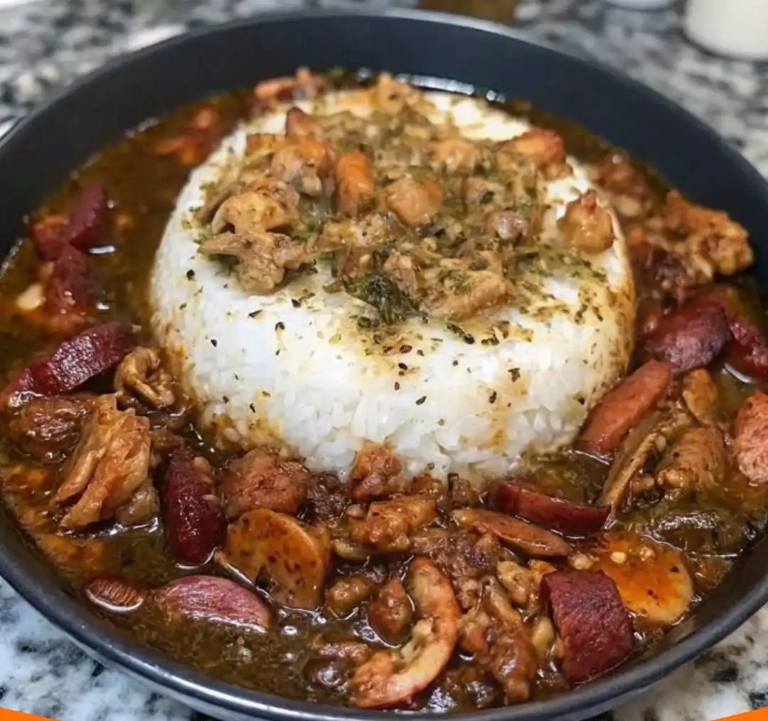 Cajun Chicken & Sausage Gumbo with Rice