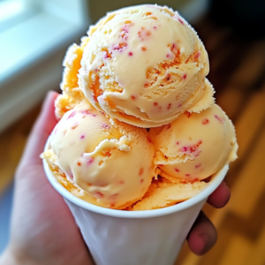 Peach Ice Cream Recipe - Creamy Summer Delight