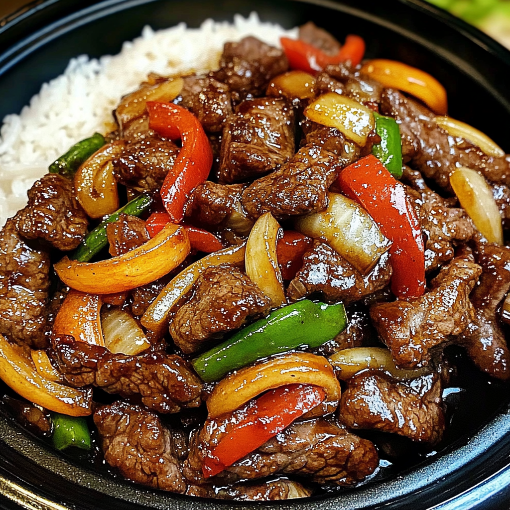 Chinese Pepper Steak with Onions