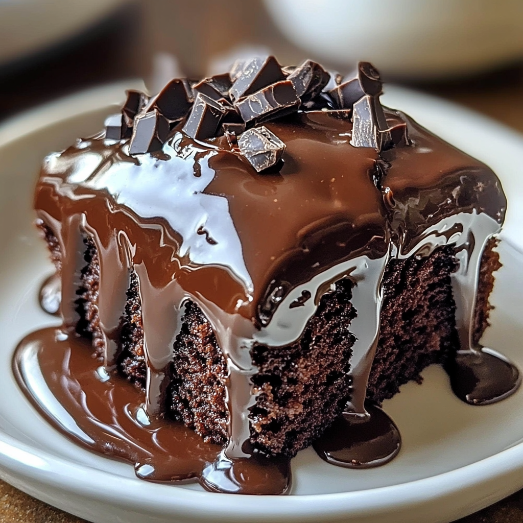 Pastel de Pudín de Chocolate con Fudge Caliente