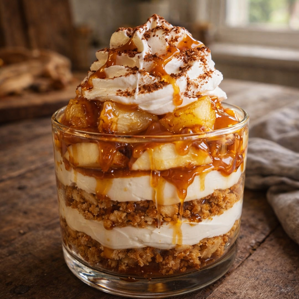 tiramisu caramel beurre salé pommes