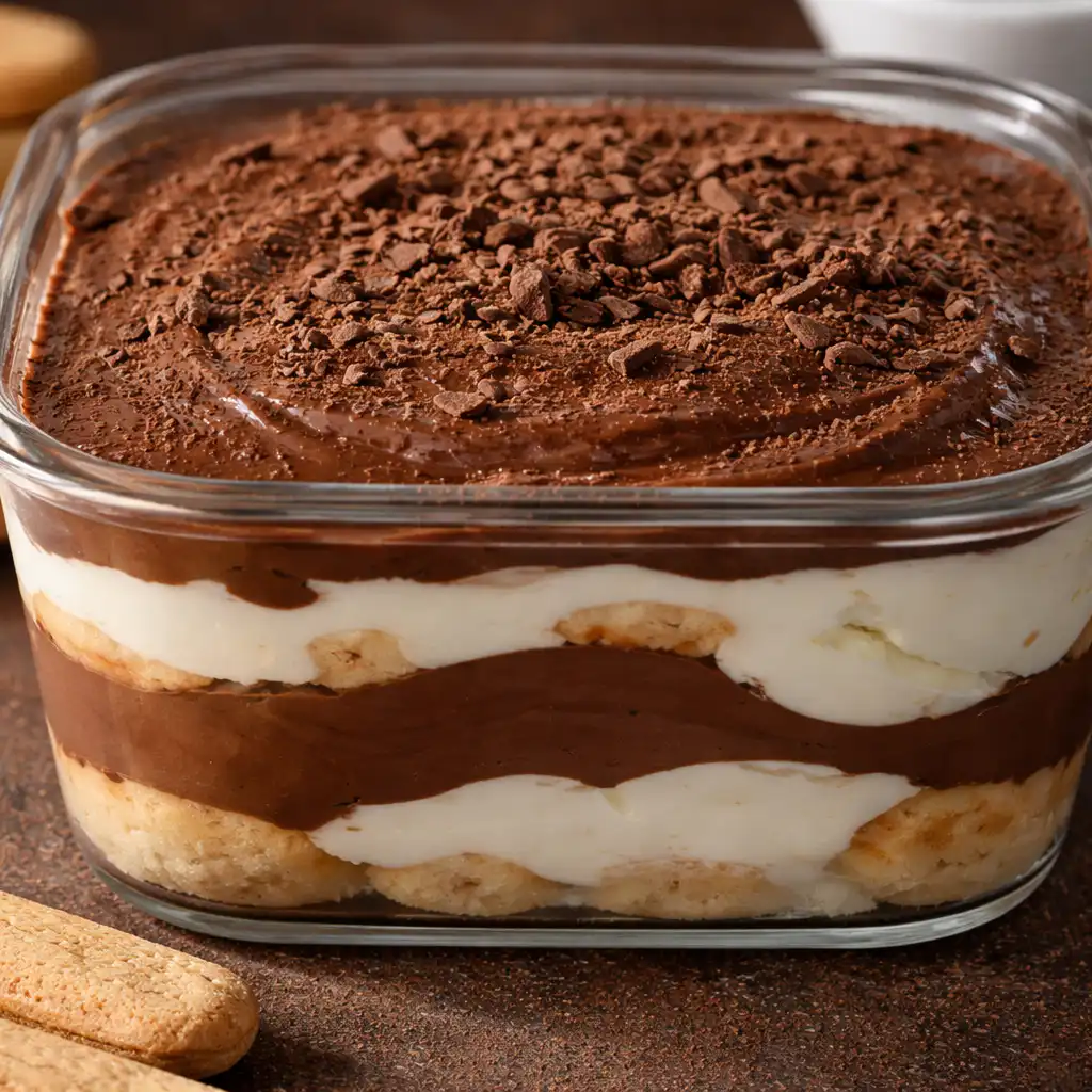 Tiramisu au Nutella Sans Œufs