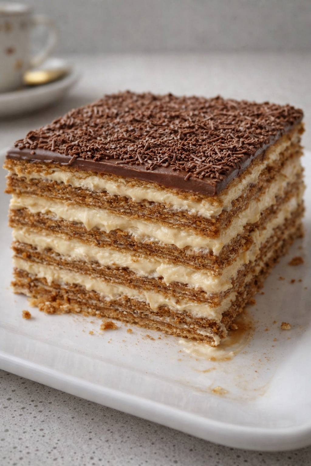 le Gâteau Petit Beurre au Café Recette Facile