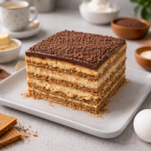 le Gâteau Petit Beurre au Café Recette Facile