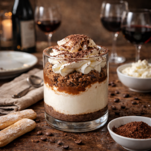 Mini verrine tiramisu café & cacao
