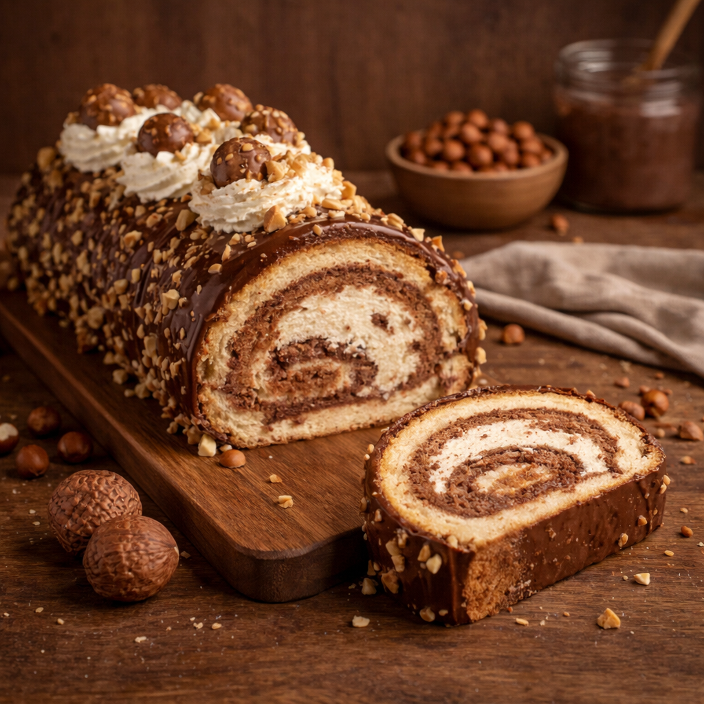 Bûche Façon Ferrero Rocher