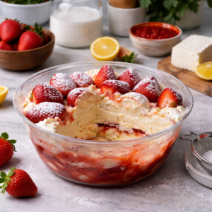 Charlotte aux Fraises Façon Tiramisu Recette facile