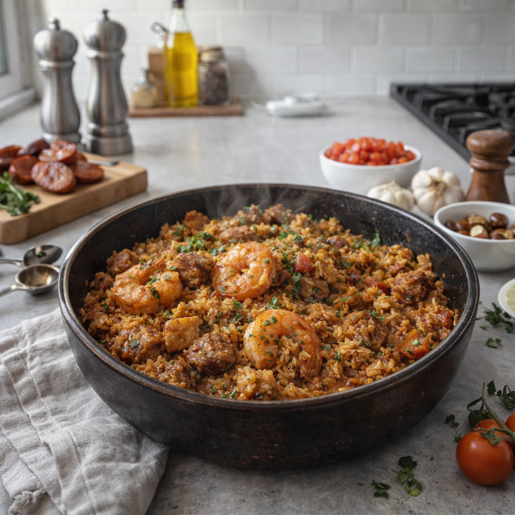 Jambalaya Créole Savoureuse