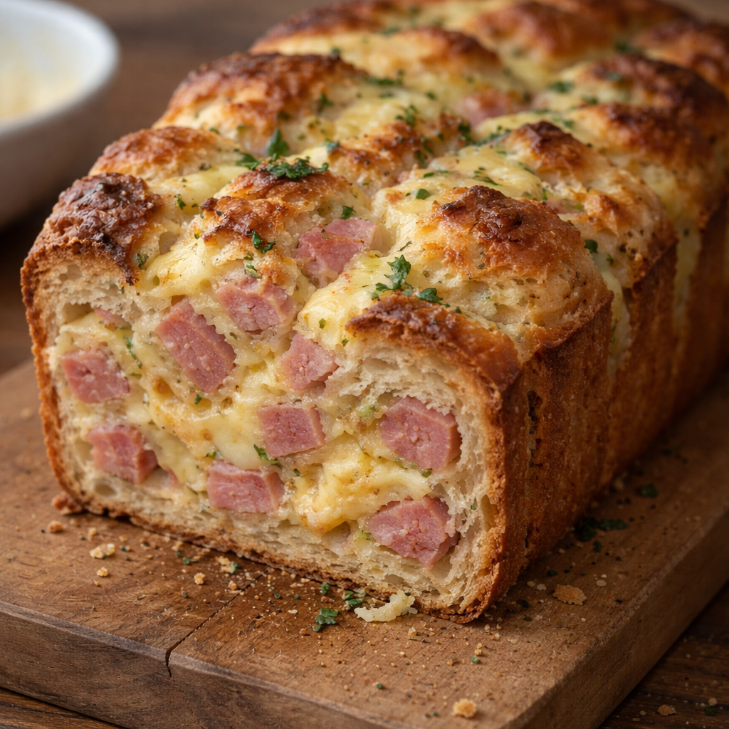 Cake Salé au Jambon & Gruyère