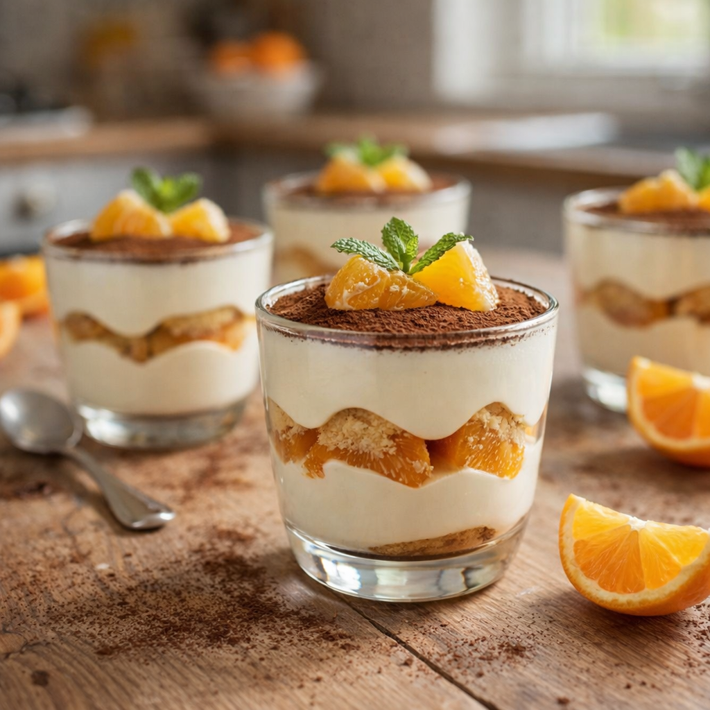 Tiramisu aux Clémentines en Verrines