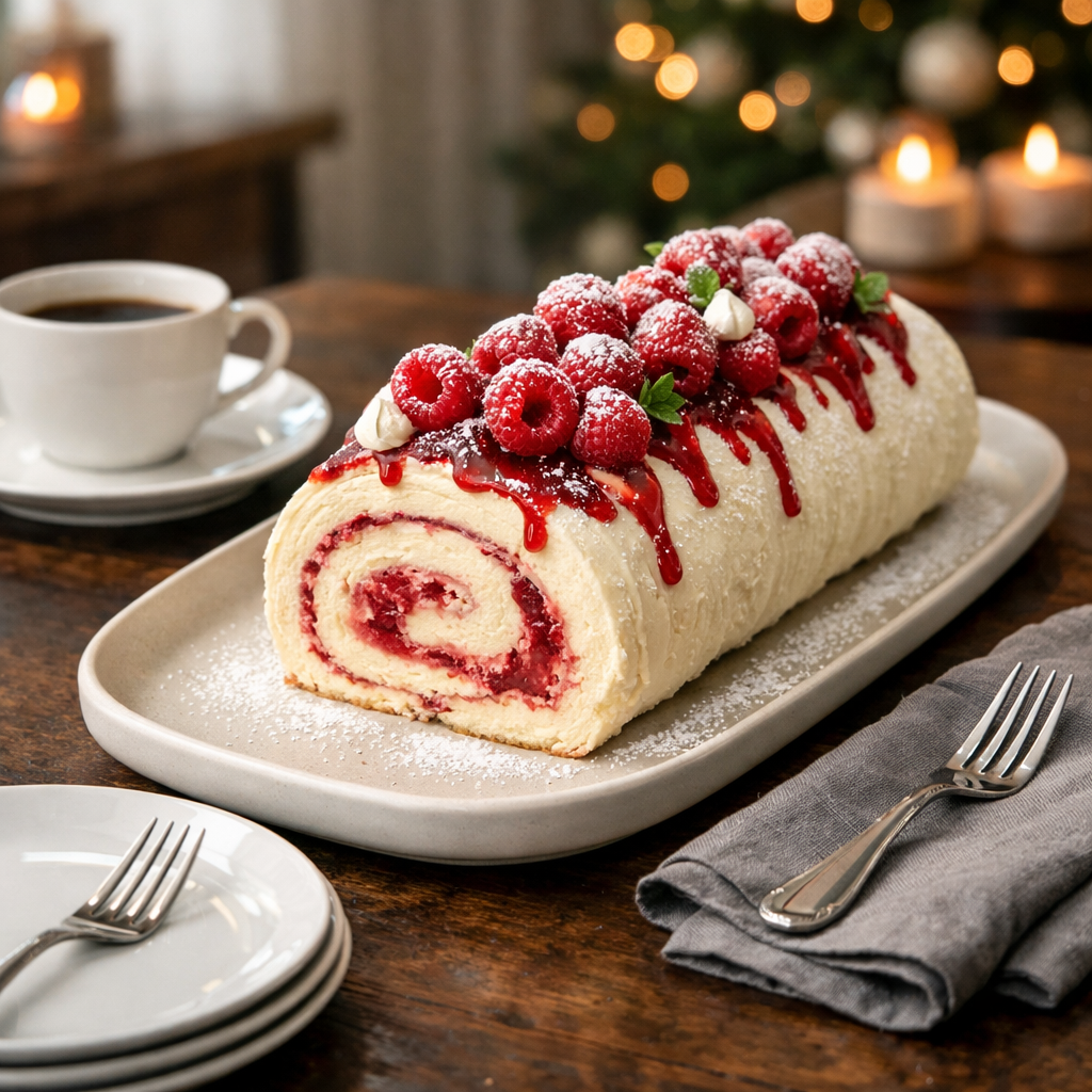 Bûche Mascarpone Framboise