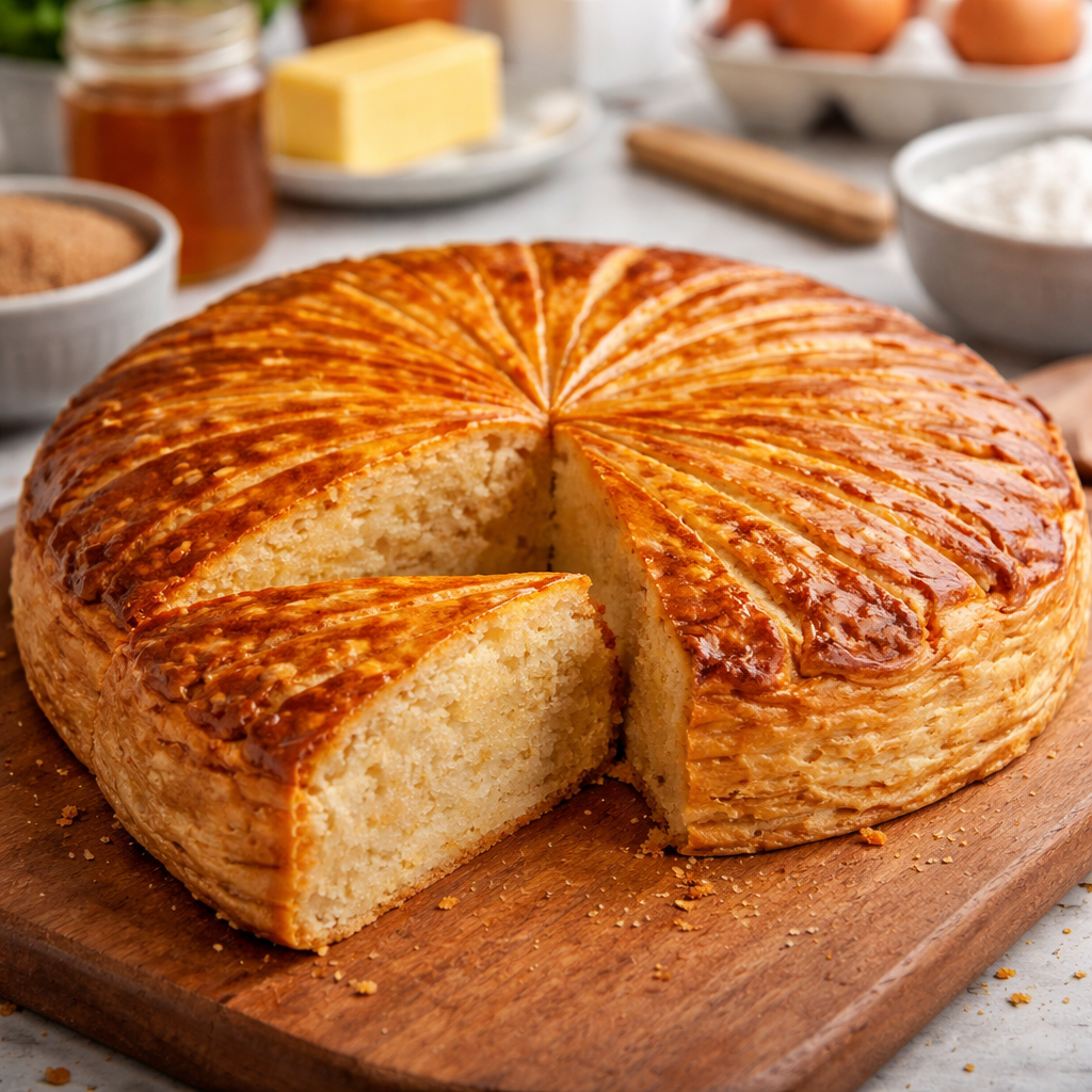 Galette des rois à la crème d’amandes