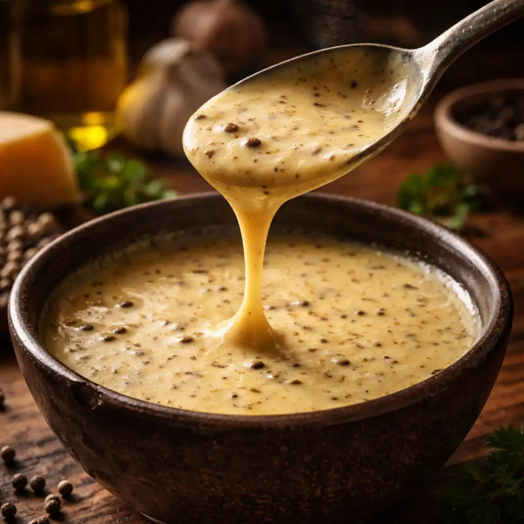 sauce crémeuse aux poivres