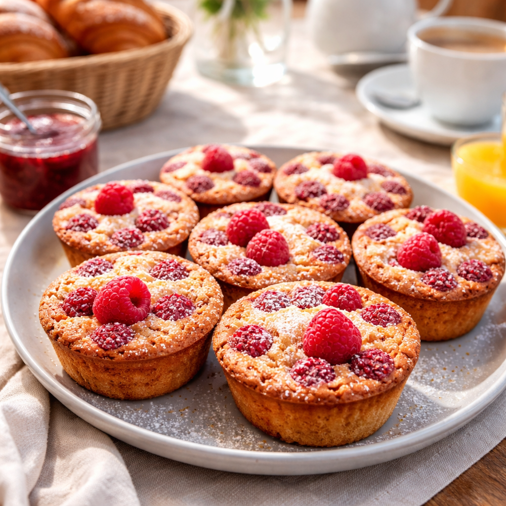 Tartelettes sans Pâte aux Framboises