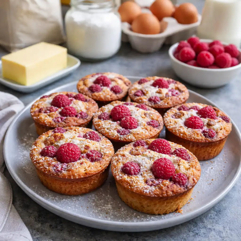 Tartelettes sans Pâte aux Framboises
