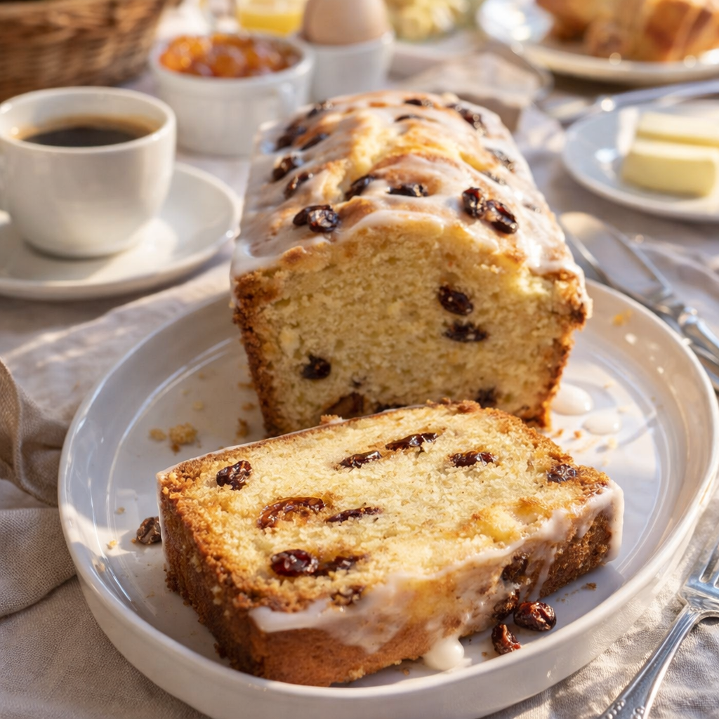 Cake aux raisins secs