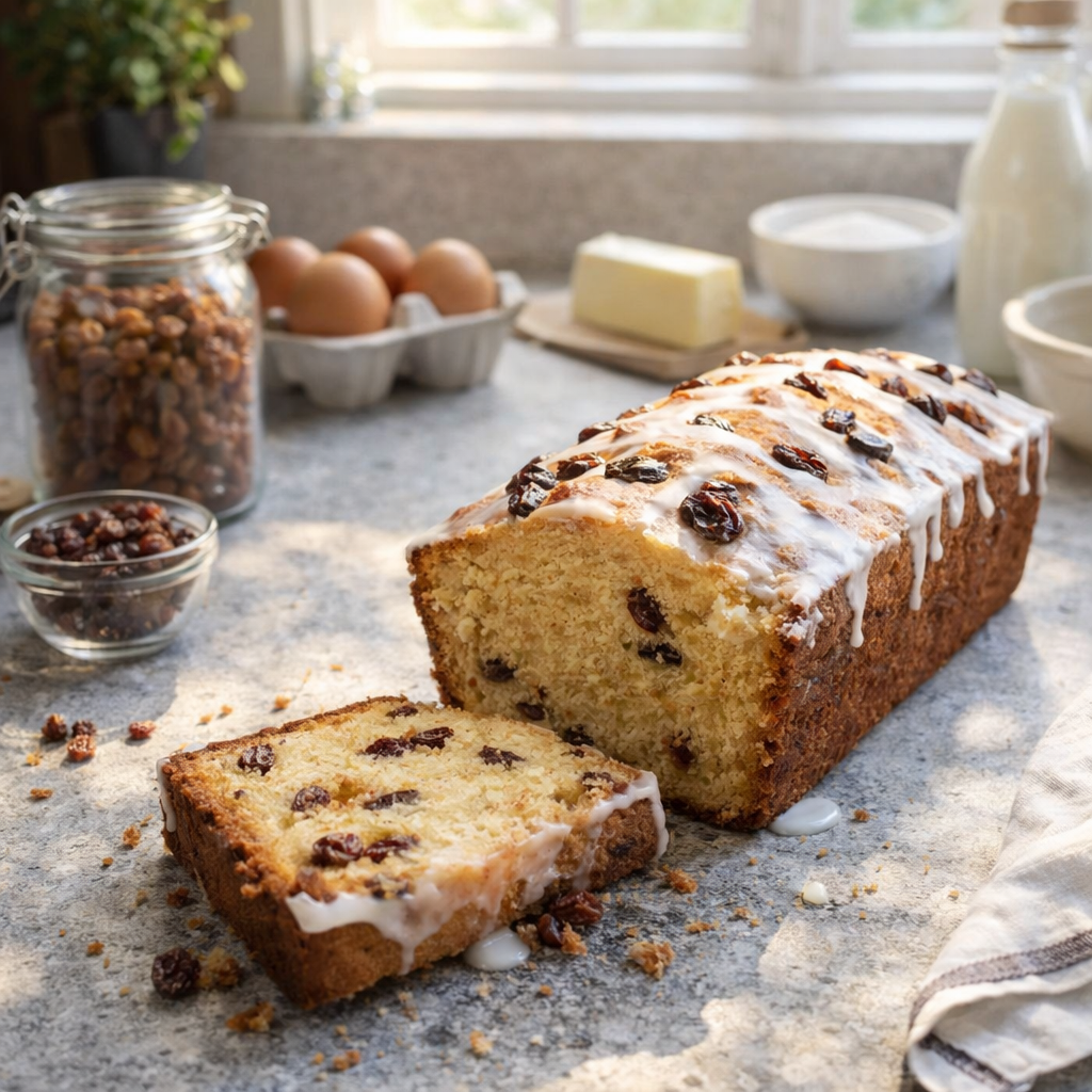 Cake aux raisins secs