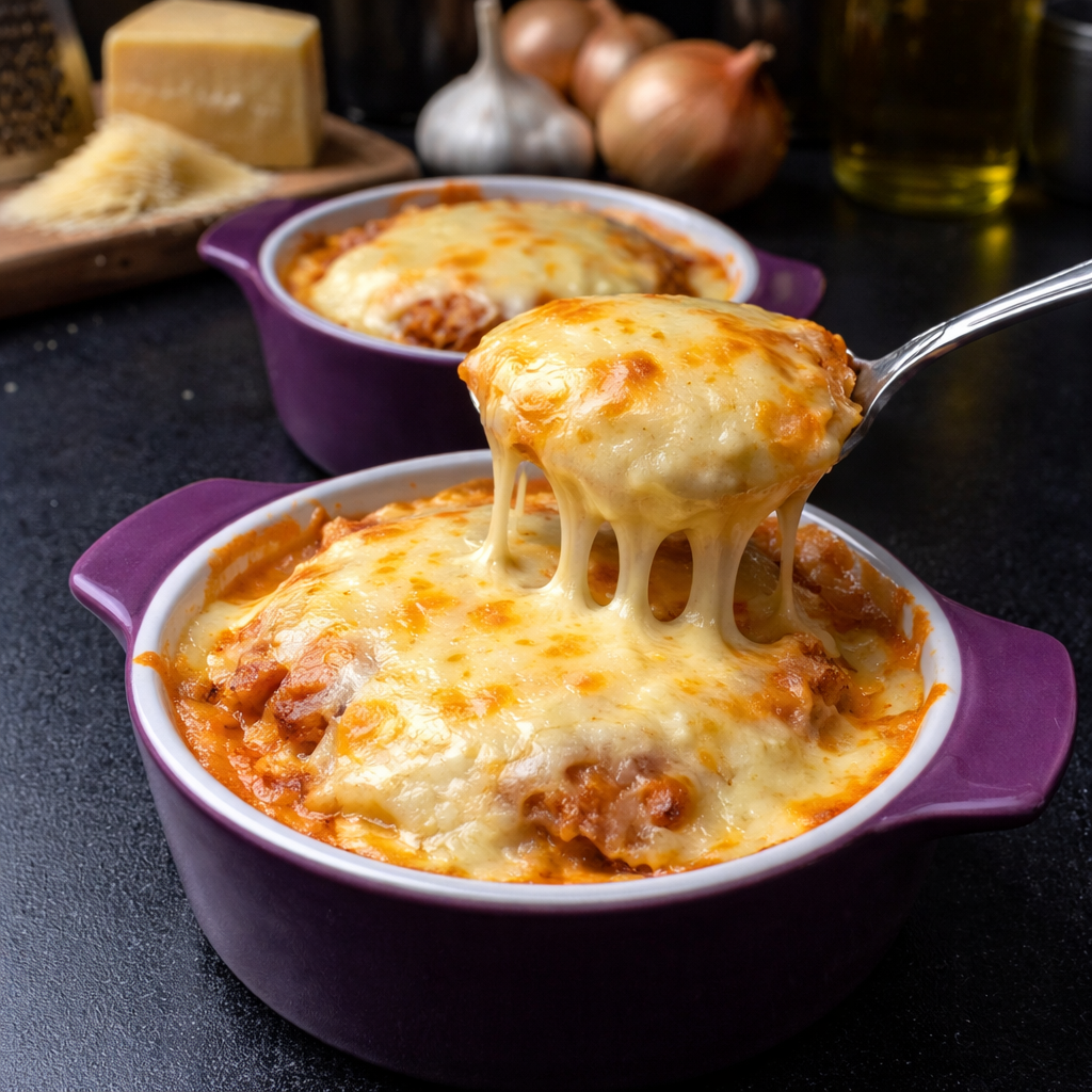 Gratin d’Œufs Durs au Jambon et à la Béchamel