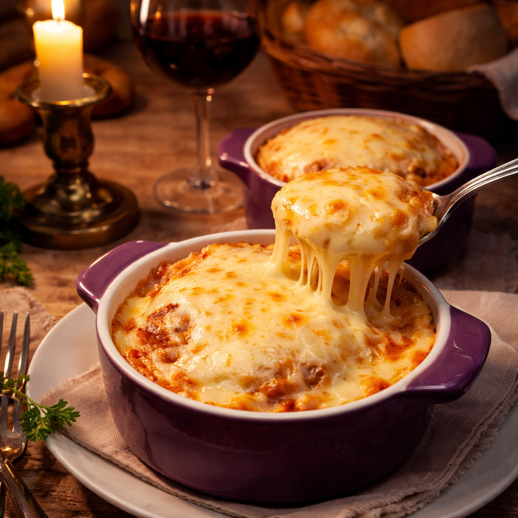 Gratin d’Œufs Durs au Jambon et à la Béchamel