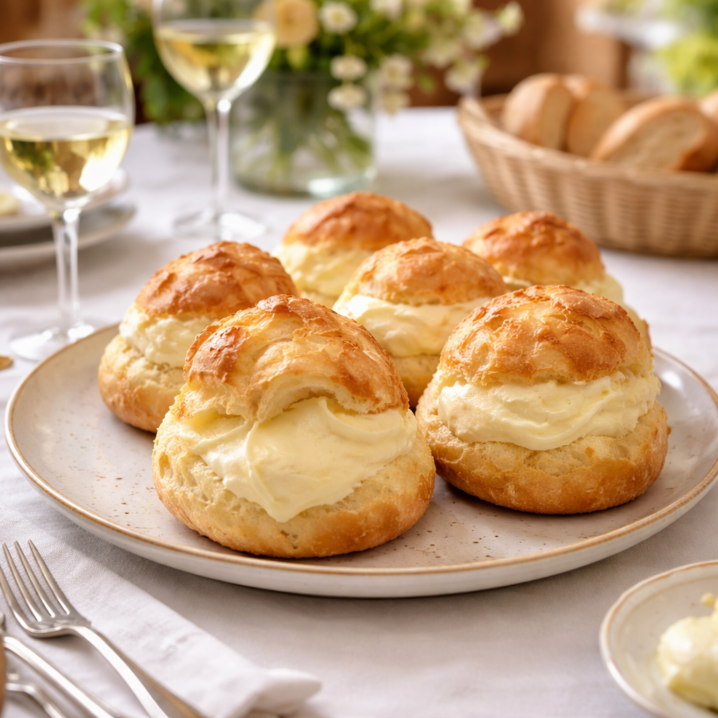 Choux à la crème pâtissière