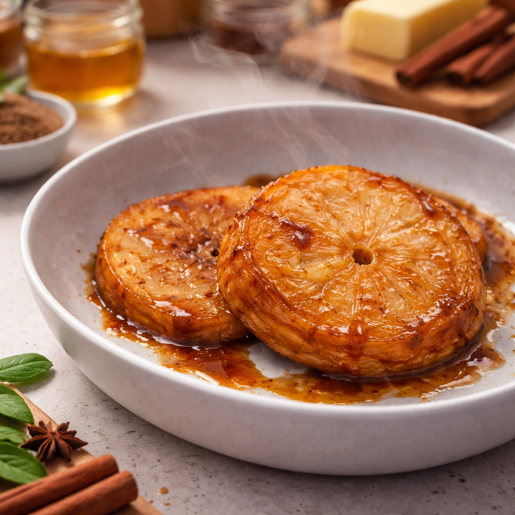 Kaki au miel épicé