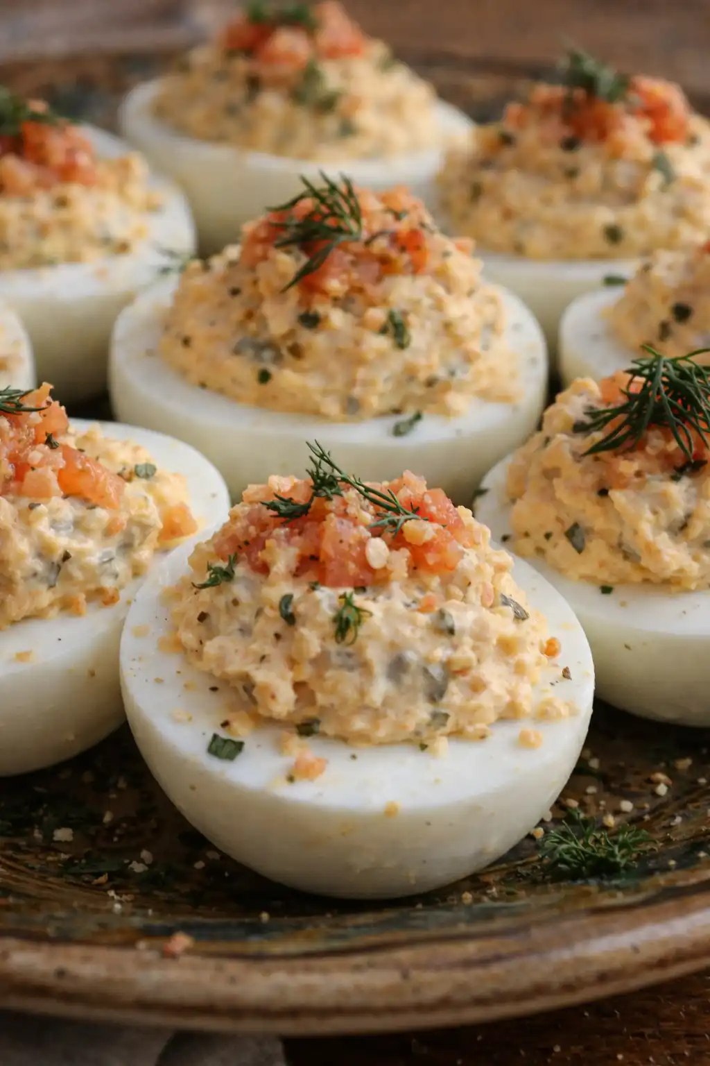 Œufs mimosa au saumon ou au thon