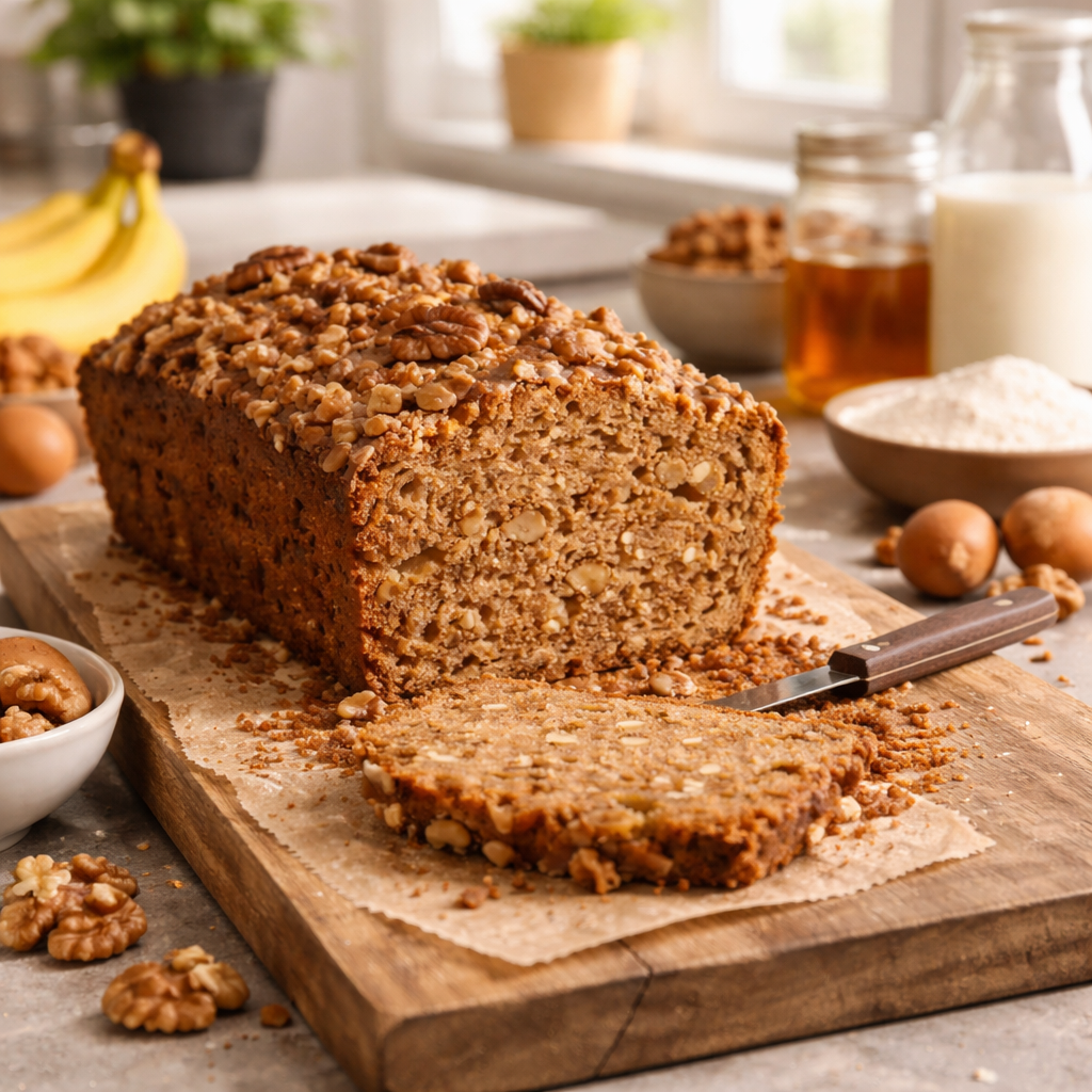 Moelleux aux noix fait maison