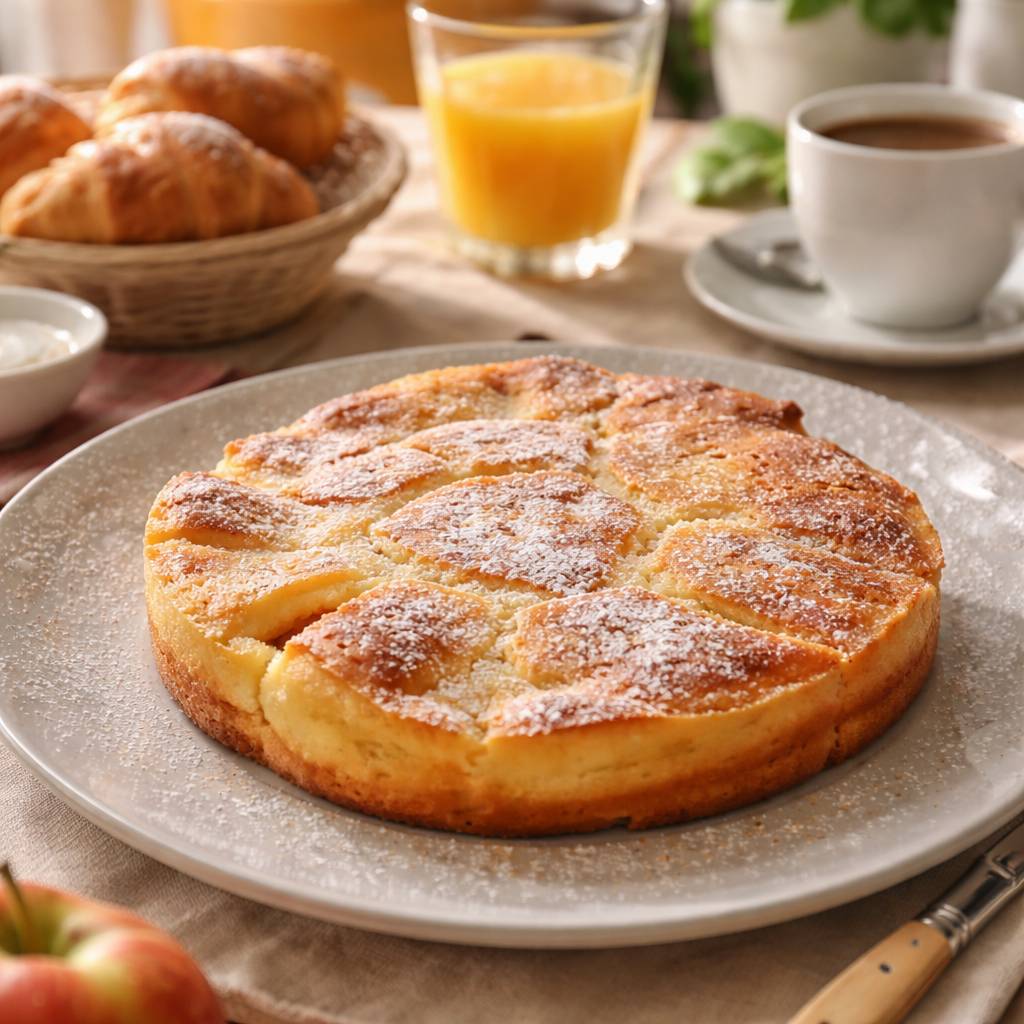 Gâteau aux pommes à la poêle