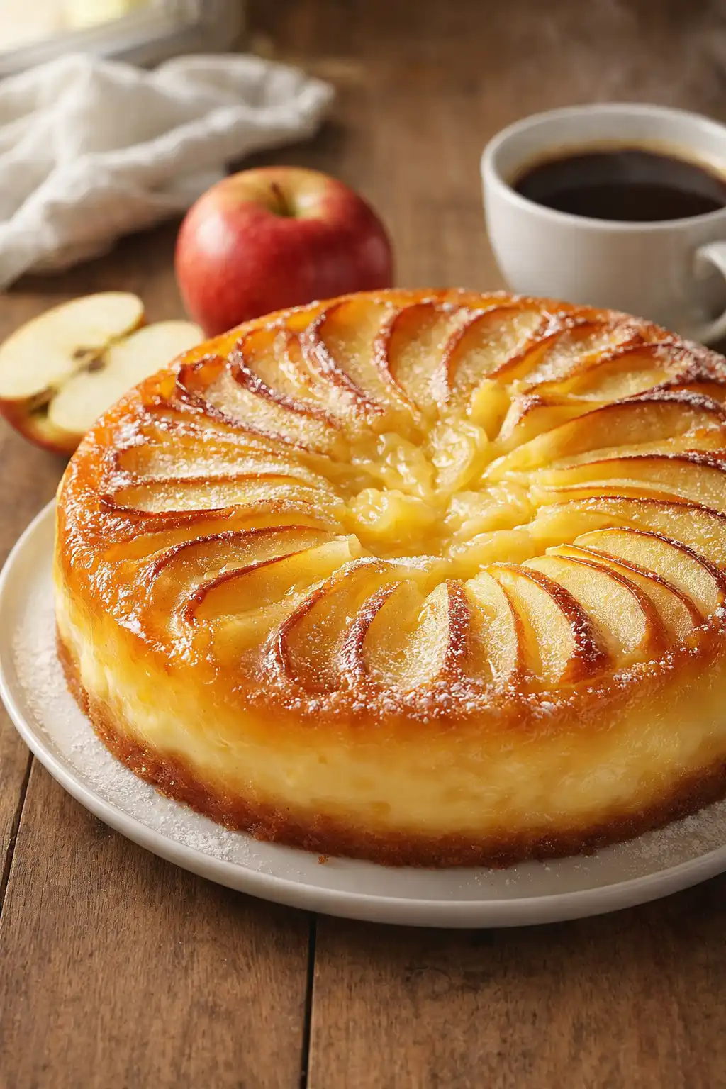 Flan aux Pommes et Yaourt à tomber par terre