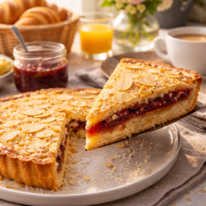 Tarte amandine à la confiture