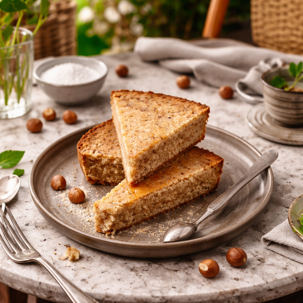Gâteau creusois aux noisettes