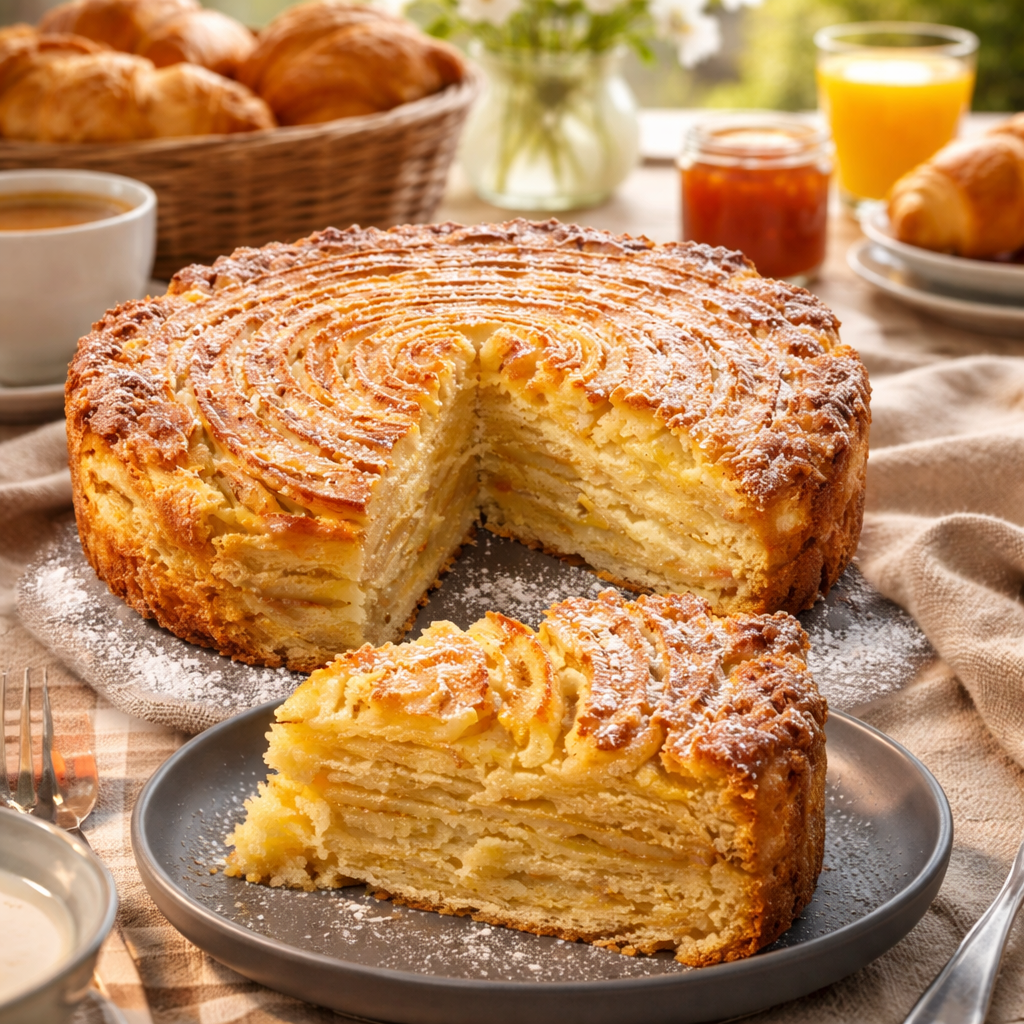Gâteau ouragan aux pommes