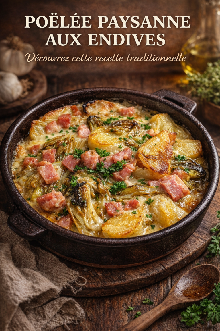Poêlée paysanne aux endives - Découvrez cette recette traditionnelle
