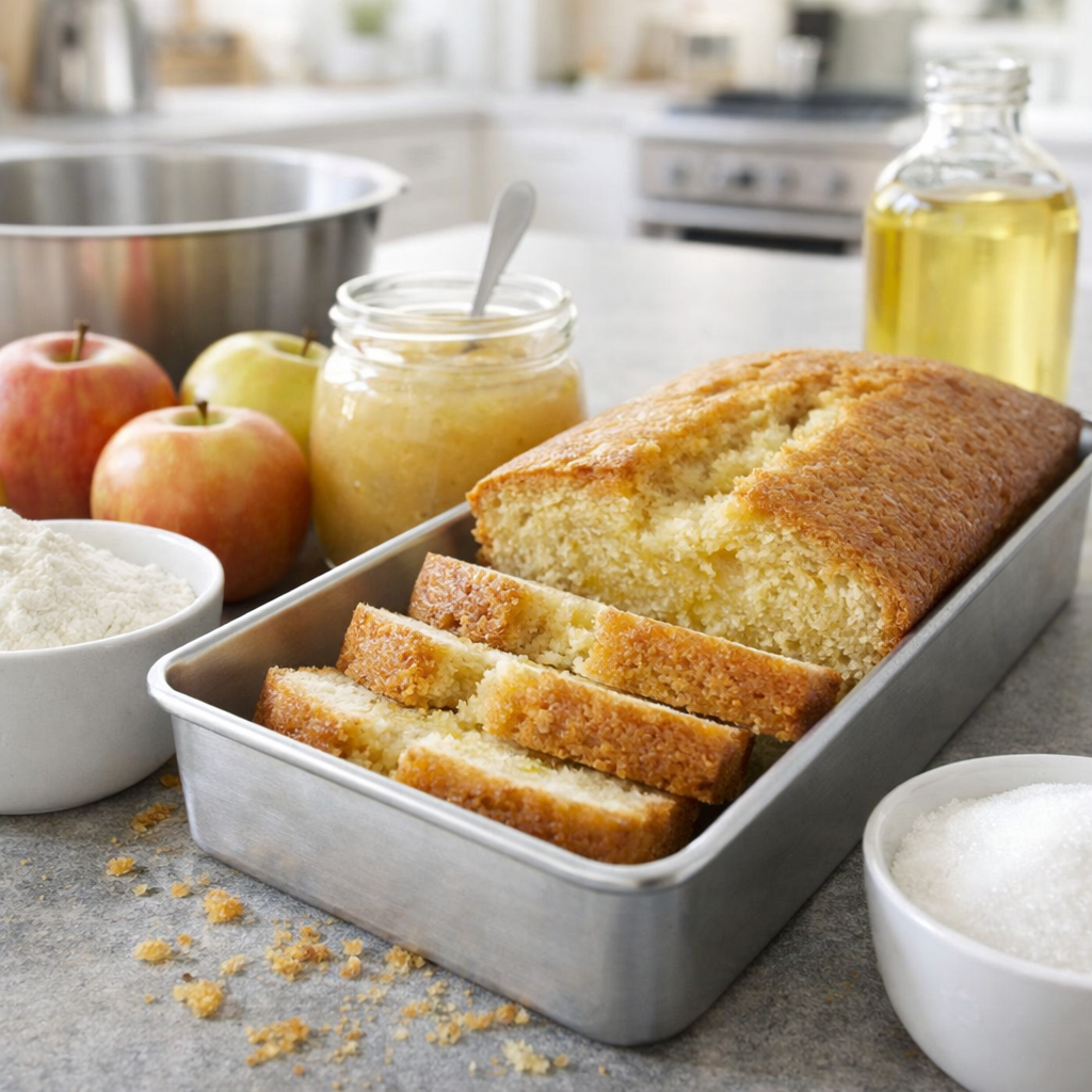 GÂTEAU MOELLEUX À LA COMPOTE Sans œufs ni lait