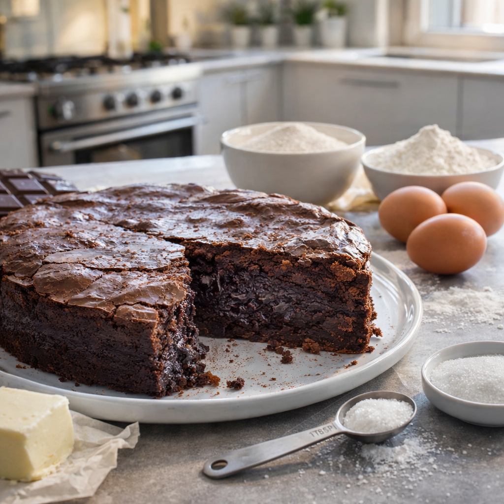 Cake au chocolat des sept cuillères