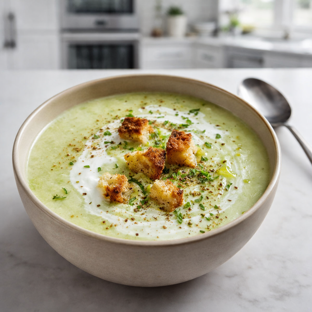 Soupe de Poireaux au Boursin