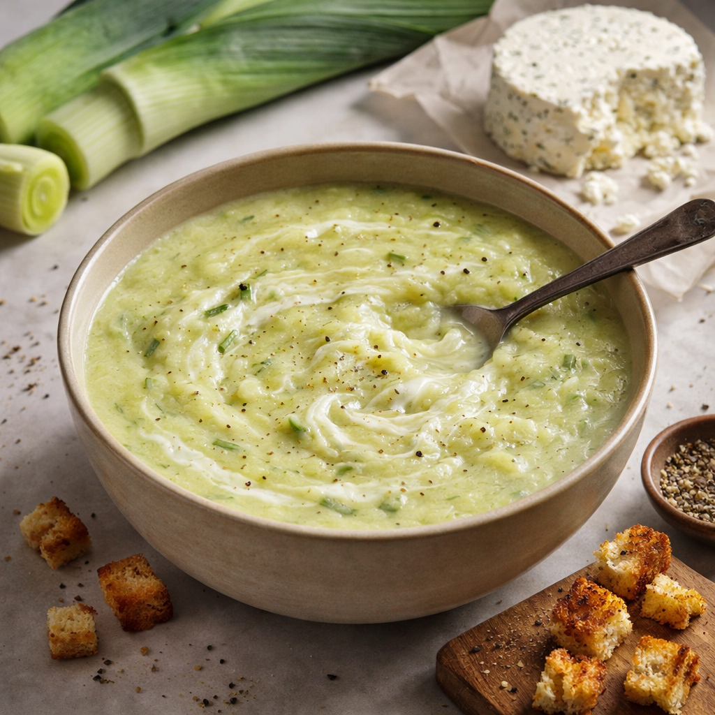 Soupe de Poireaux au Boursin