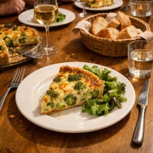 QUICHE HEALTHY BROCOLIS