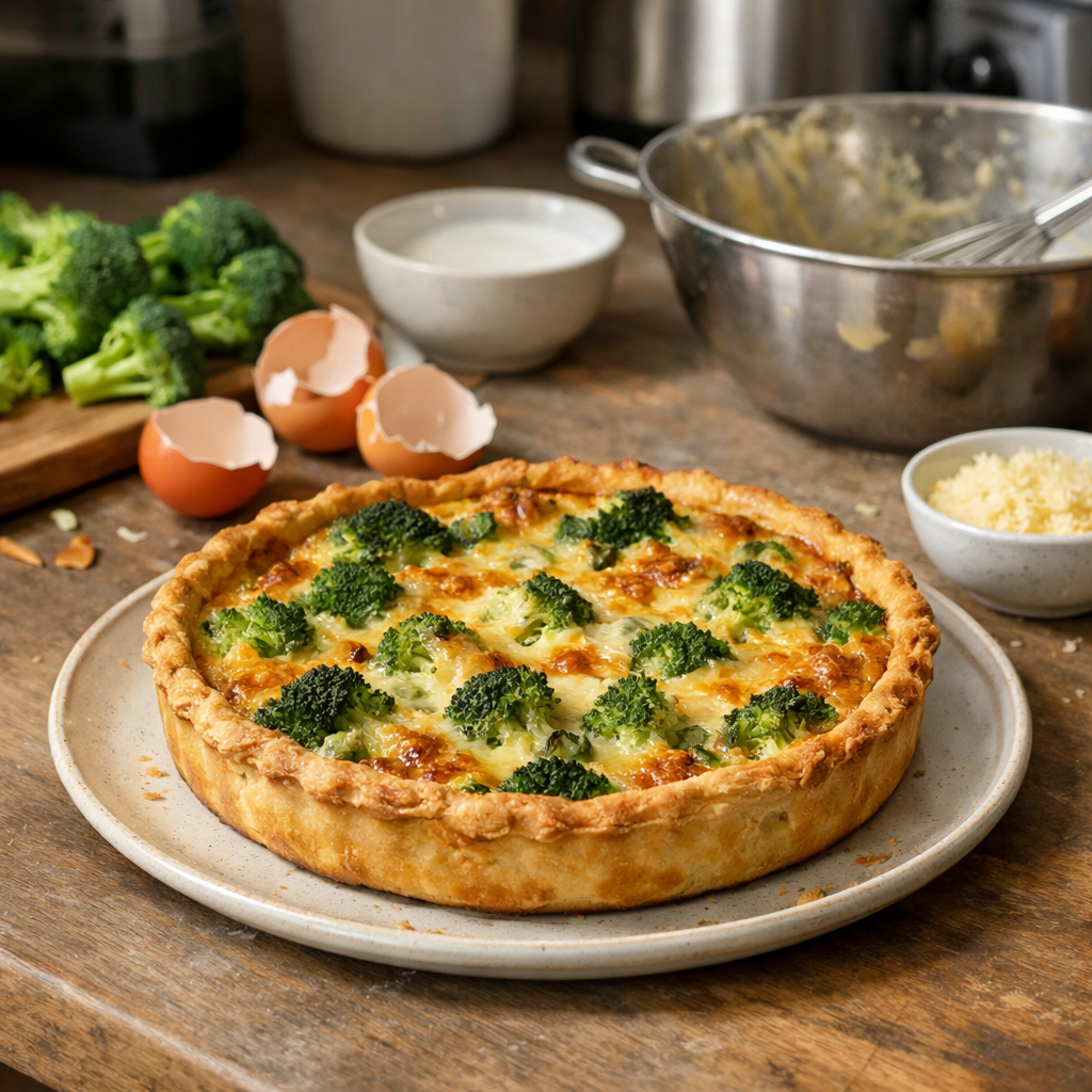 QUICHE HEALTHY BROCOLIS