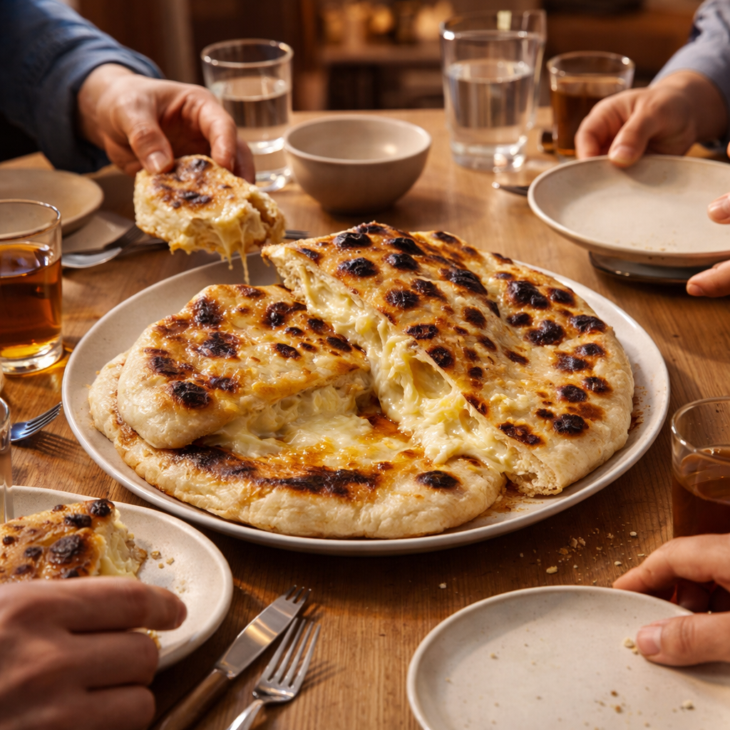 Naans Moelleux au Fromage