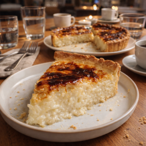 Tarte au riz de Verviers