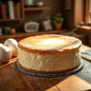 Cheesecake japonais à 2 ingrédients