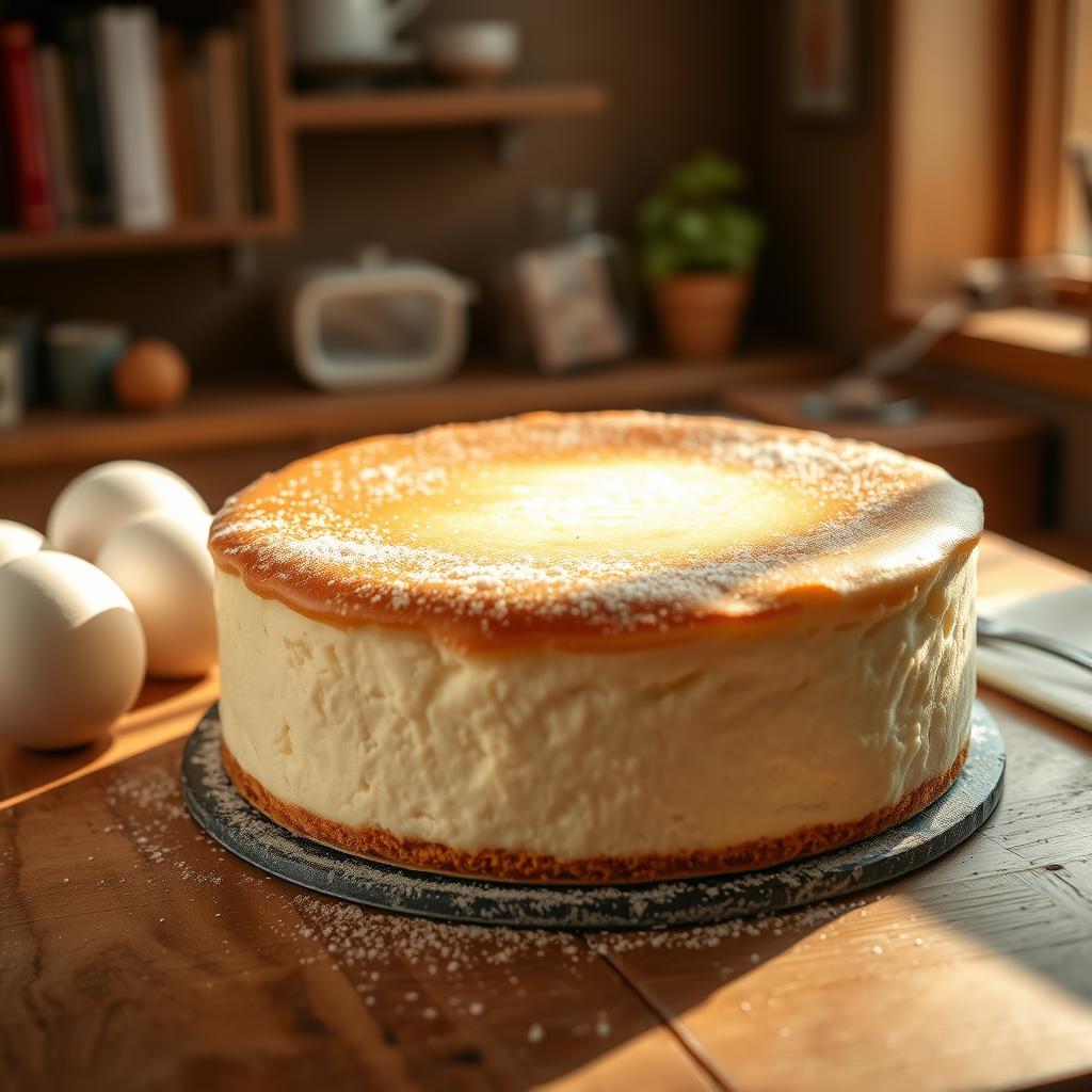 Cheesecake japonais à 2 ingrédients