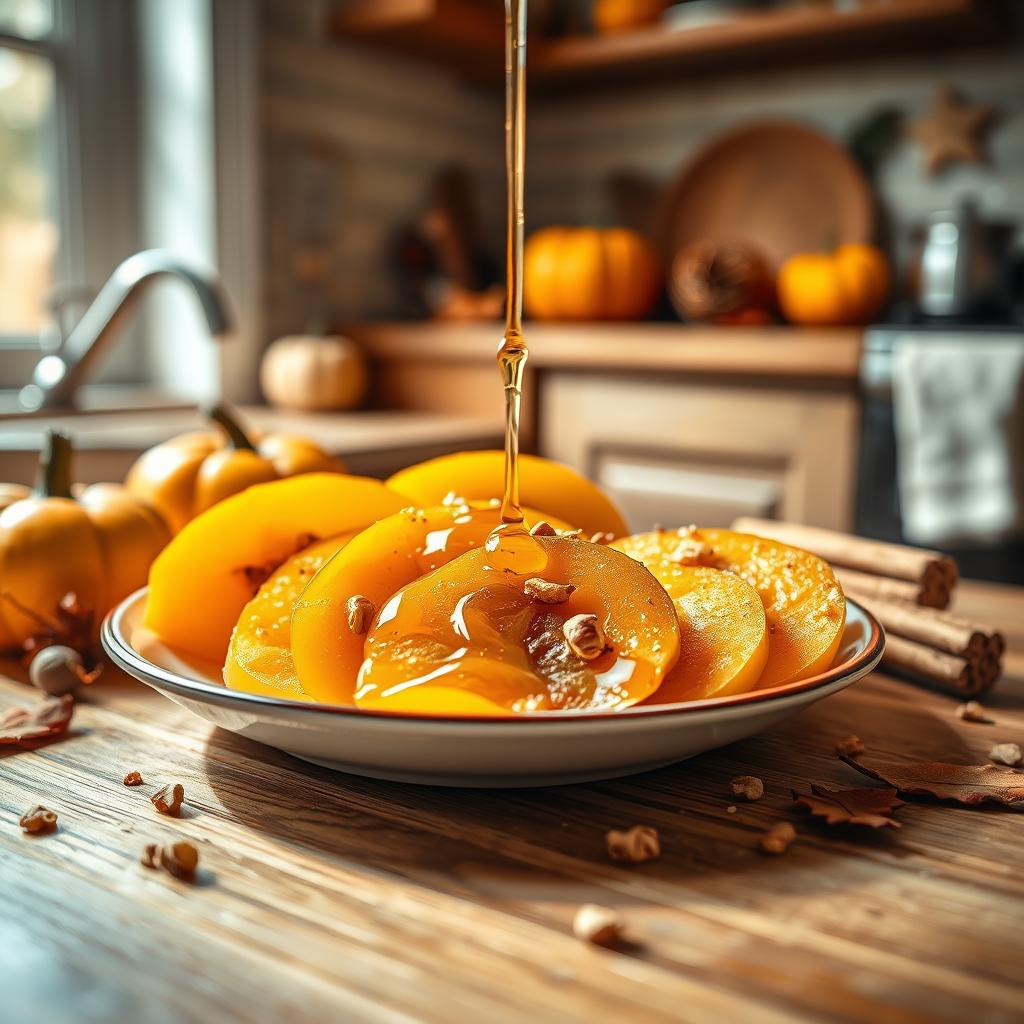 Kaki au miel épicé