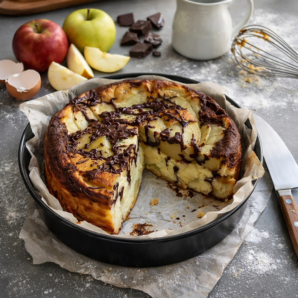 Clafoutis Pommes & Chocolat