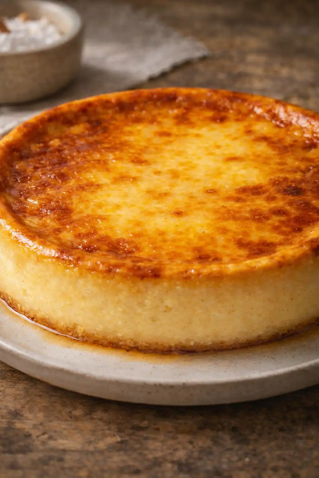 Flan léger maison (sans pâte)